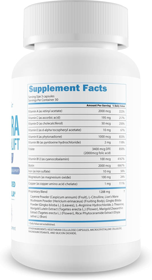 Ultra Mentalift Pro - Improved Formula - Our Best Brain Focus And Memory Supplements For Adults - Limitless Focus Nootropic Supplement Dynamic Brain Booster Supplement For Focus Memory Clarity Energy