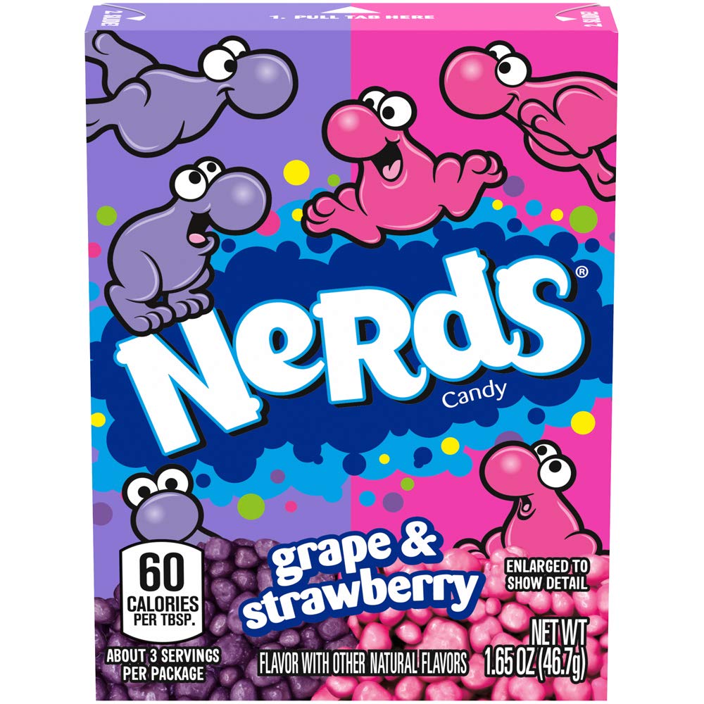 Nerds Grape And Strawberry Candy, 1.65 Ounce