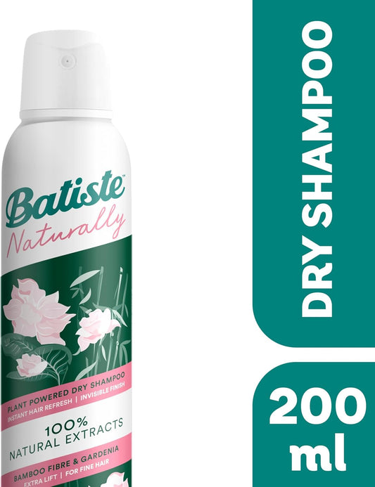 Batiste Dry Shampoo In Tropical 200Ml, Coconut & Floral Fragrance, No Rinse Spray To Refresh Hair In Between Washes (Pack Of 2)