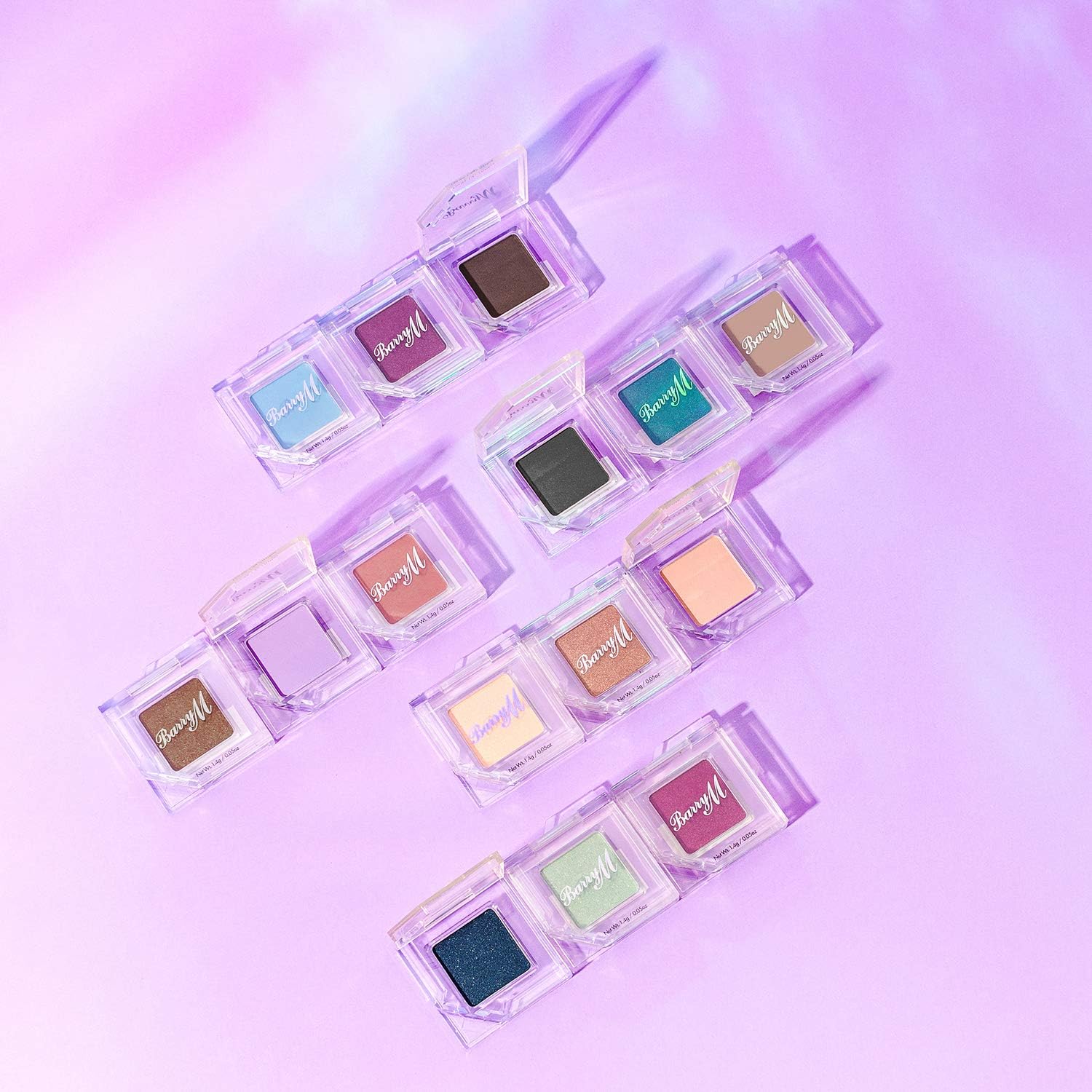Barry M, Cosmetics Clickable Single Lilac Matte Eyeshadow Palette, Intrigued (Pack of 2) : Amazon.co.uk: Beauty