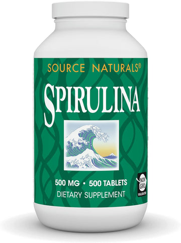 Source Naturals Spirulina - For Immune System Support - 500 Tablets