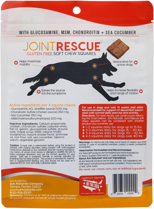 ARK NATURALS Joint Rescue Bundle Pack, Chicken Flavor, Dog Joint Supplement with Glucosamine & Chondroitin, 2 Pack