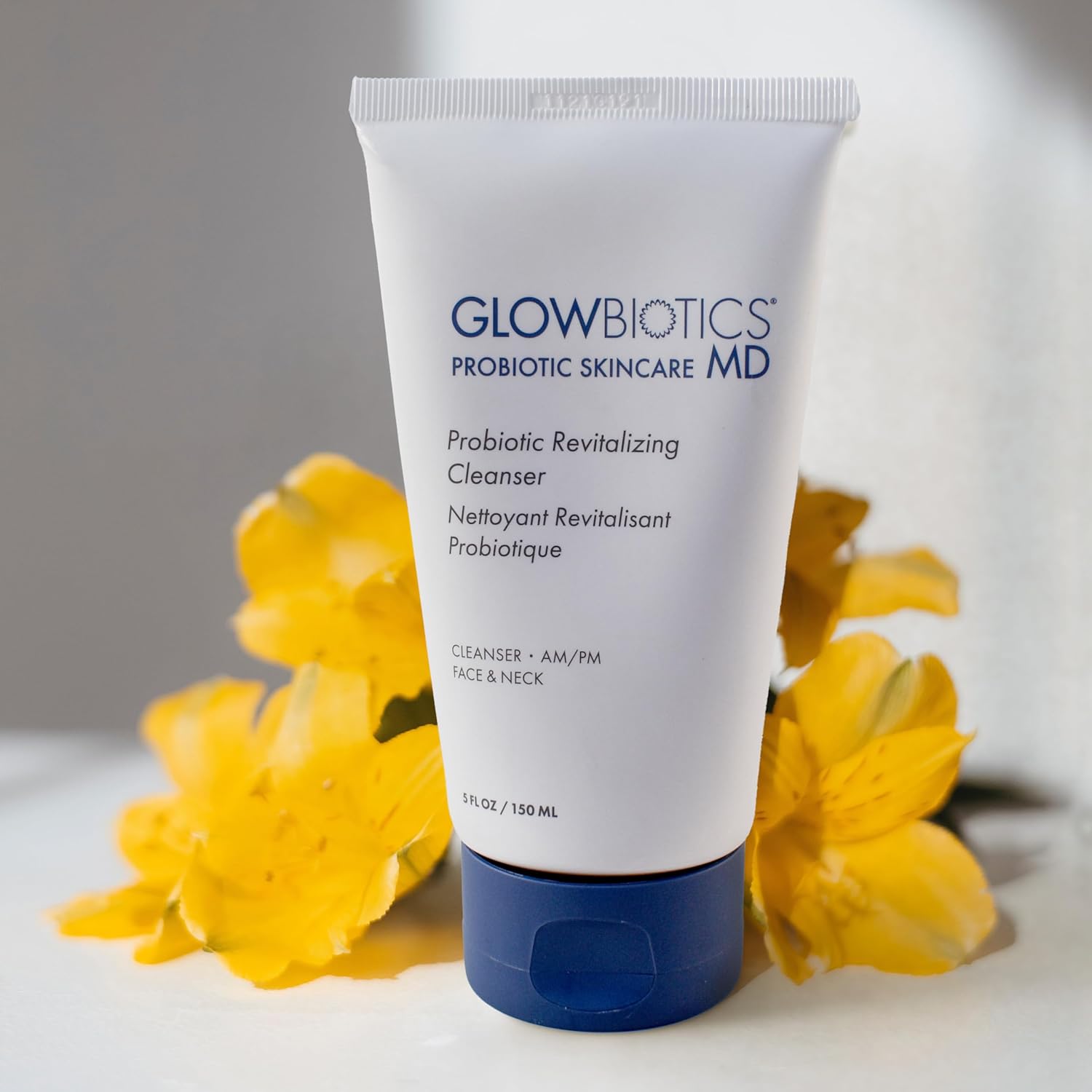 Glowbiotics Probiotic Revitalizing Cleanser: Gentle Hydrating Face Wash For Sensitive Skin | Removes Dirt, Oil & Makeup, Soothes Redness, With Peptides & Aloe Vera : Beauty & Personal Care
