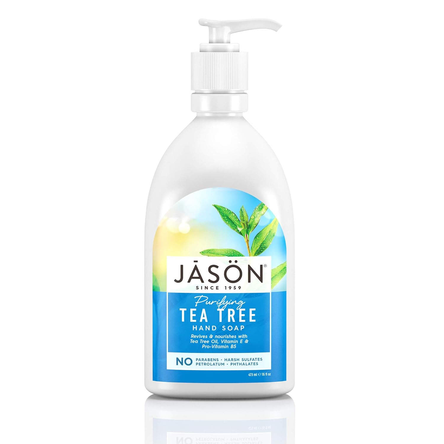Jason Hand Soap, Purifying Tea Tree, 16 Fl OZ
