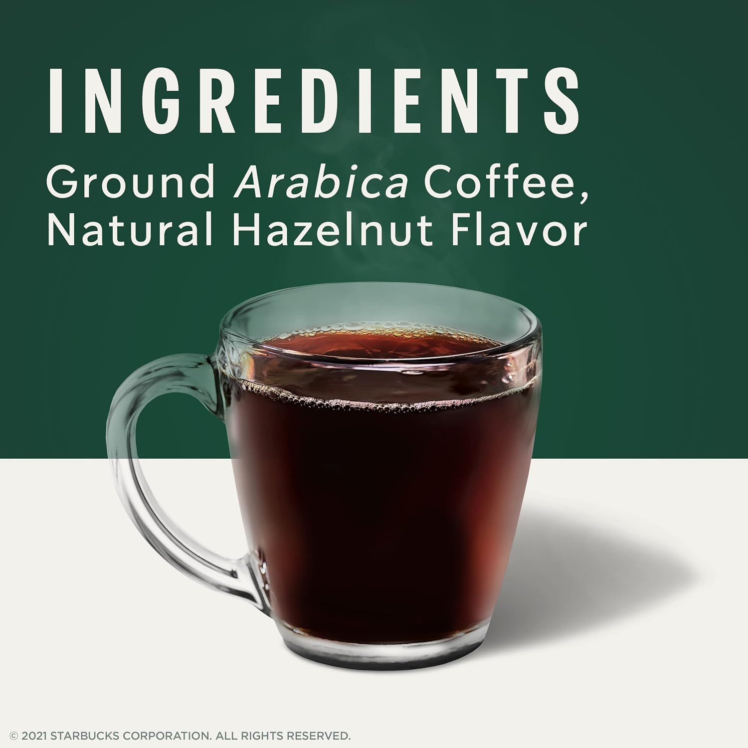 Starbucks Medium Roast Ground Coffee — Hazelnut — 6 bags (11 oz. each) : Everything Else
