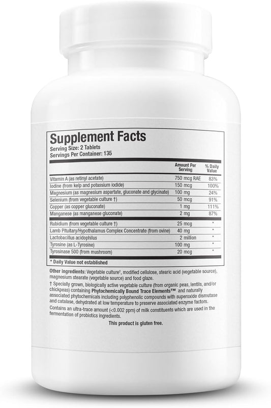 Biotics Research Thyrostim™ –Endocrine Support, Balance Thyroid Hormones, T3, T4. Support Thyroid Gland, Boost Metabolism, Aid In Digestion. Support Nervous System 90 Tablets