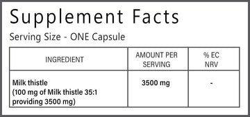 Synbio Premium - Milk Thistle | 60 Vegan Capsules | Ideal For Party Indulgence & Recovery | Natural Liver Care For Active Lifestyles | Free From Dairy, Gluten, Gelatine