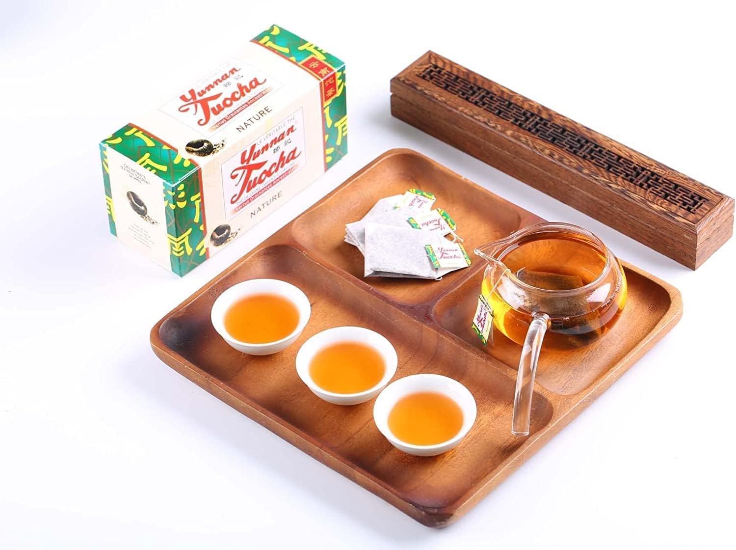 Yunnan Tuocha - Tea Bags Nature Flavor-30 Bags X 4 Boxes