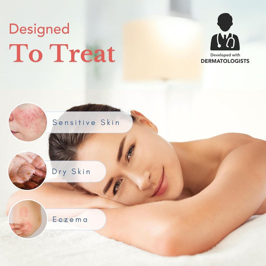 Theraplex Hydro Lotion (8 Oz) - No Parabens Or Preservatives, Noncomedogenic, And Hypoallergenic, Fragrance-Free, Dermatologist Recommended - National Eczema Association Seal Of Approval