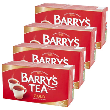 Barry'S Irish Tea Signature Gold Blend, 160 Ct (Pack Of 4)