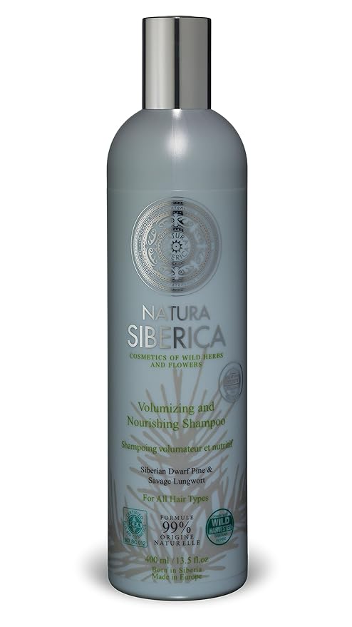 Natura Siberica Organic Shampoo Volume And Nourishment For All Hair Types 400Ml