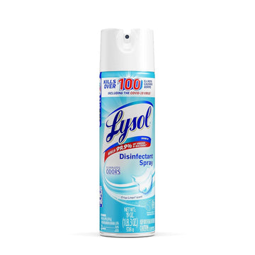 Lysol Disinfectant Spray, Sanitizing, Antibacterial Spray, For Disinfecting And Deodorizing, Crisp Linen, 19 Fl Oz