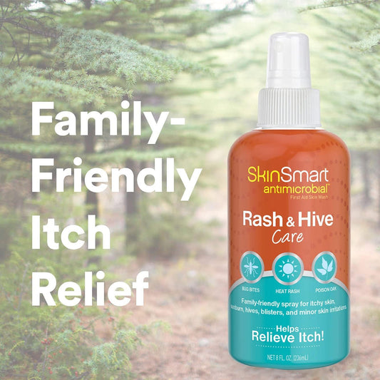 Skinsmart Antimicrobial Rash And Hive Care, 8 Oz Spray Bottle