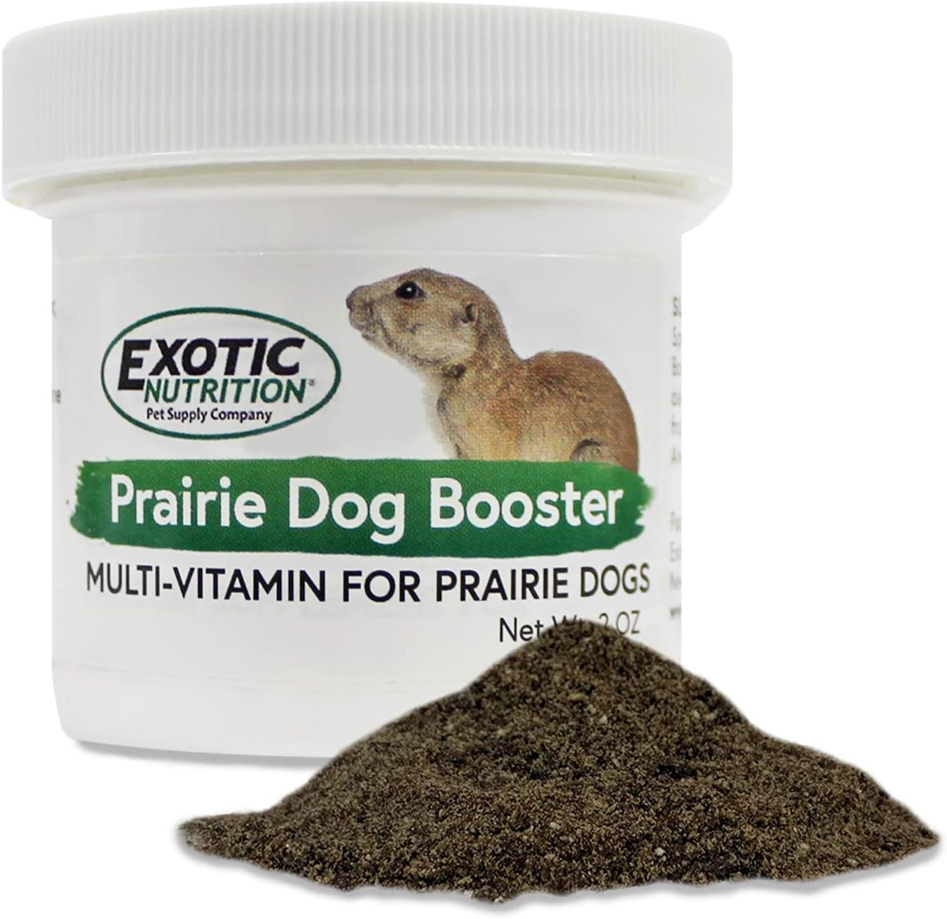 Prairie Dog Booster (2 Oz.) - Complete Multivitamin - Powdered Vitamin & Mineral Supplement For Pet Prairie Dogs