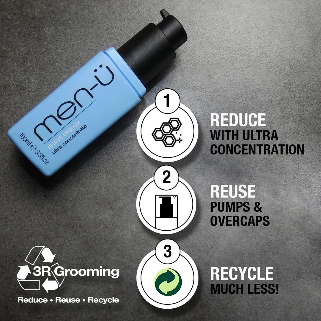 men-ü DAILY MOISTURISING CONDITIONER REFILL KIT. 2 x 100ml Bottles! UP TO 200 APPS – ultra concentration, long lasting mens conditioner and smooth texture - 100ml Bottle + Refill : Amazon.co.uk: Beauty