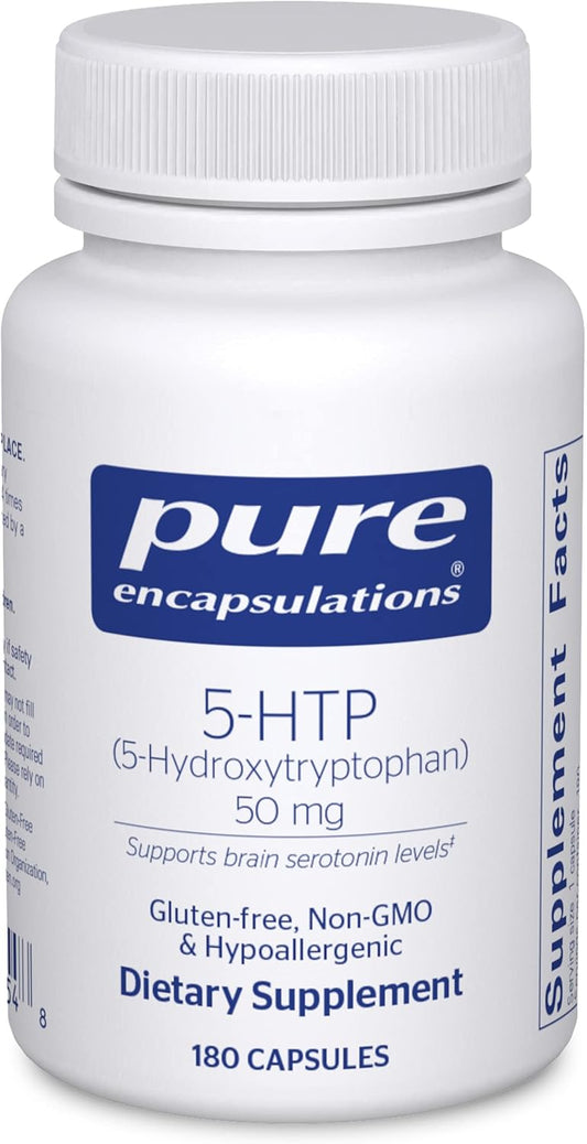 Pure Encapsulations 5-HTP 50 mg | 5-Hydroxytryptophan Supplement for Brain, Sleep, Eating Behavior, and Serotonin Support