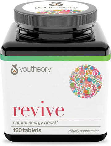 Youtheory Revive Advanced, 120Count (1 Bottle) (RX.00320.US)