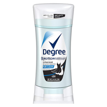 Degree Ultraclear Antiperspirant For Women Protects From Deodorant Stains Pure Clean Deodorant For Women 2.6 Oz