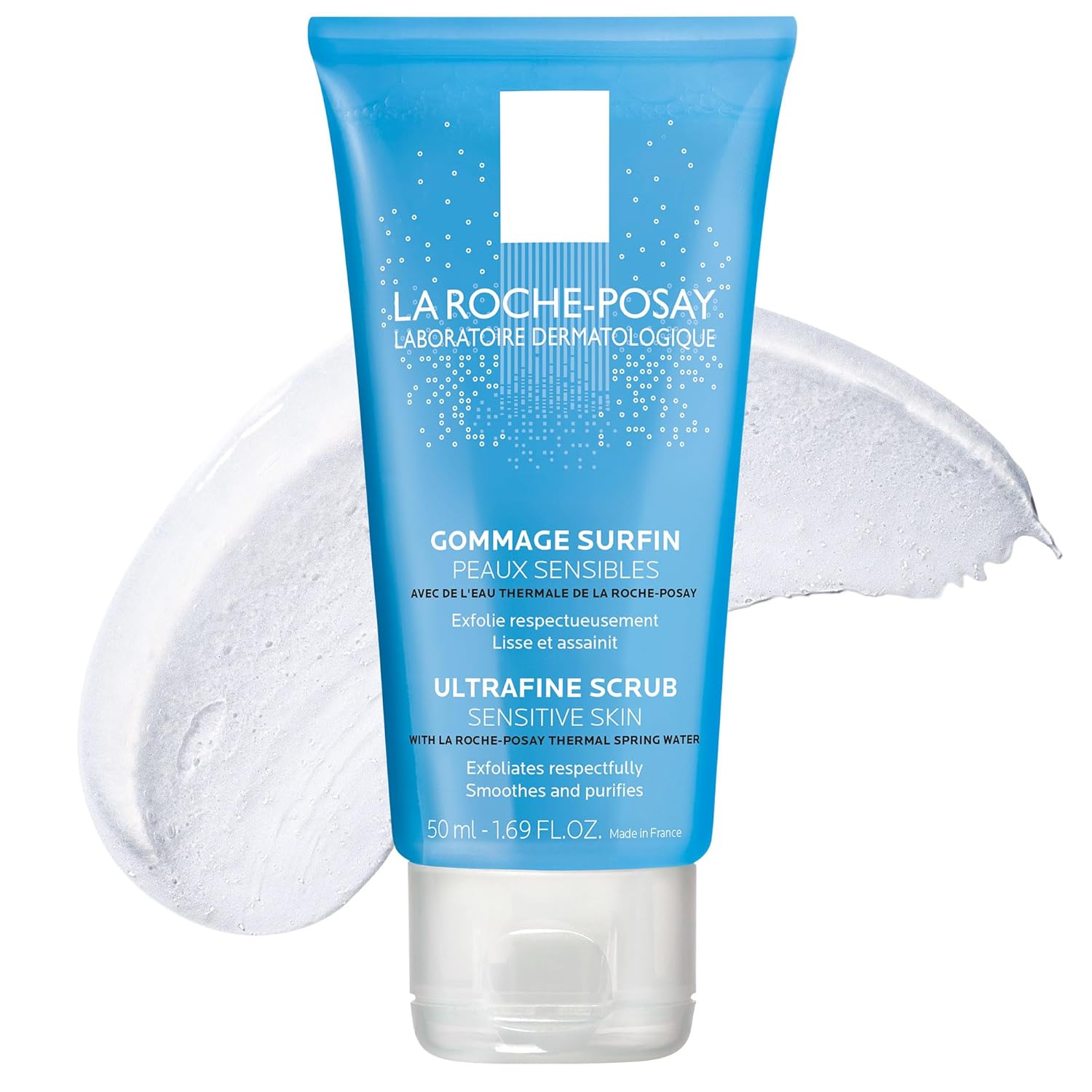 La Roche-Posay Ultra-Fine Scrub For Sensitive Skin, Gentle Exfoliating Face Wash With Ultra-Fine Pumice Particles To Remove Dead Skin