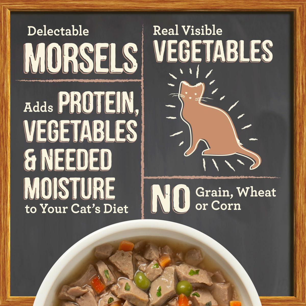 Merrick Purrfect Bistro Bon Appetits Grain Free Wet Cat Food Beef Recipe Morsels in Gravy - (24) 3 oz. Pouches : Pet Supplies