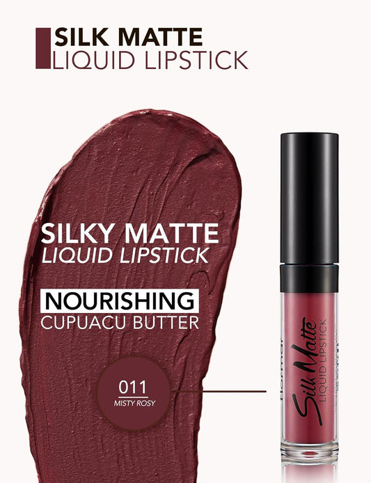 Silk Matte Liquid Lipstick (Misty Rosy)