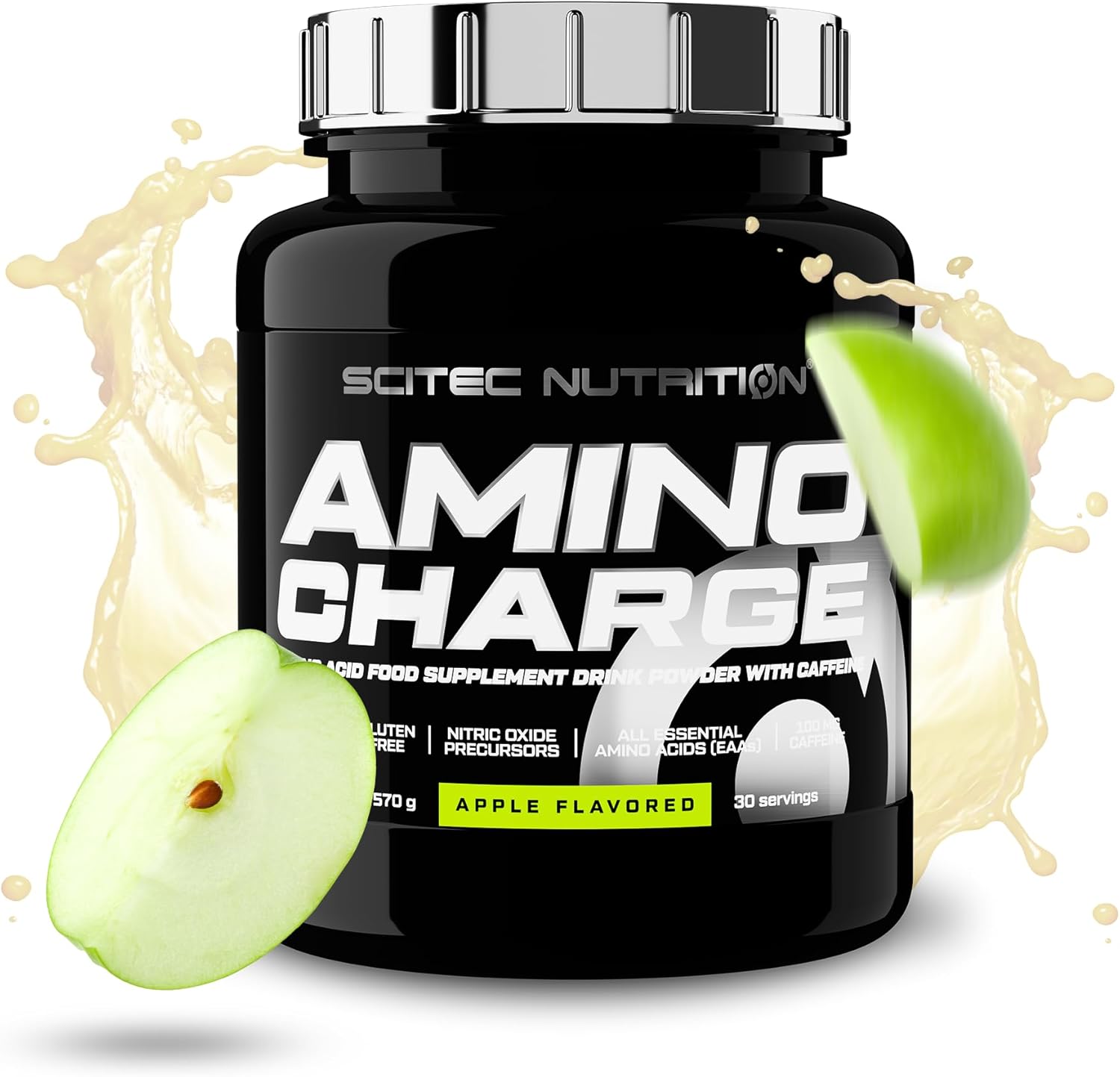 Scitec Nutrition Amino Charge – With 6G Bcaas – 100Mg Caffeine – Sugar-Free, Gluten-Free – Boost Performance And Recovery, 570 G, Blue Raspberry