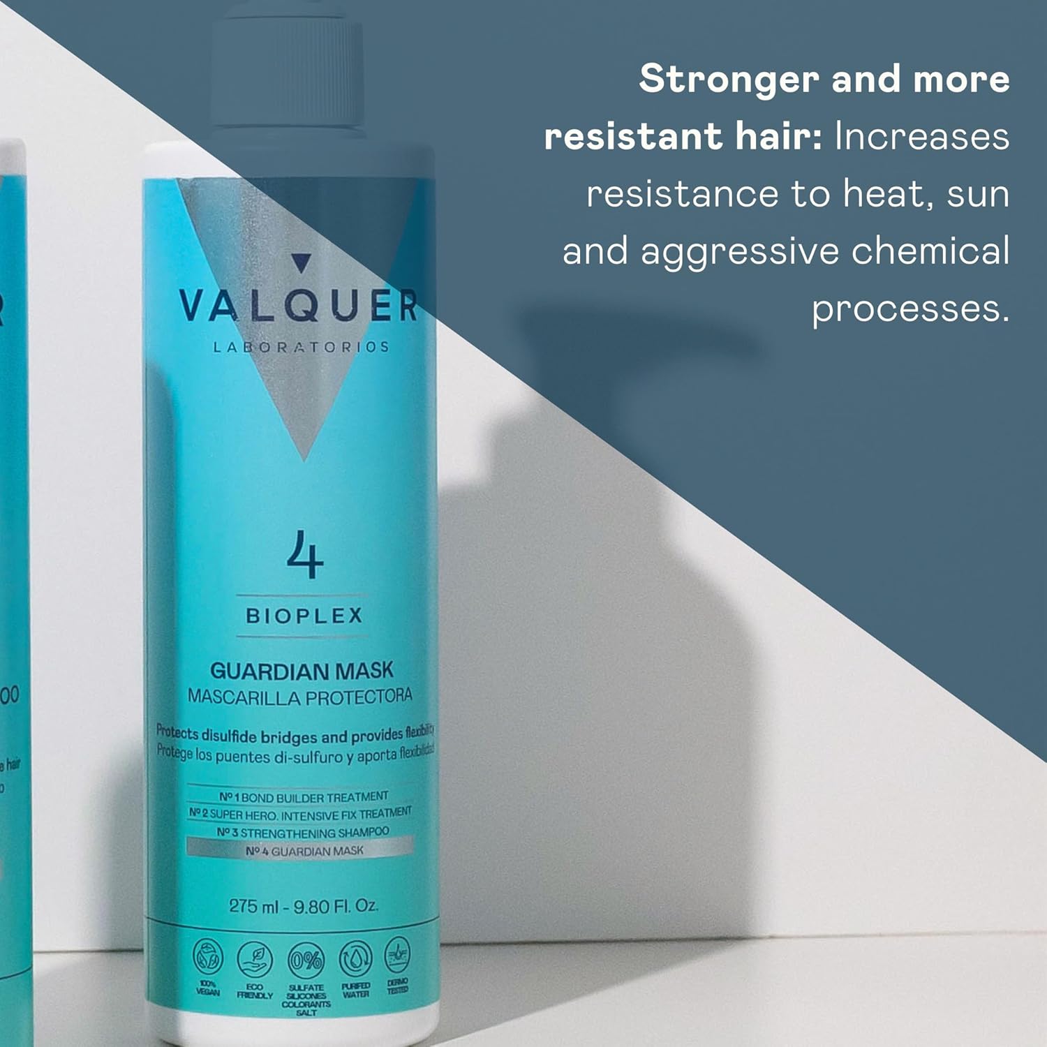 Valquer Bioplex No4. Intensive Moisturizing Hair Mask for All Hair Types. Repairs and Protects Damaged, Dry and Dyed Hair. Vegan. 275ml : Amazon.co.uk: Beauty