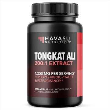 Longjack Tongkat Ali For Men | Tongkat Ali Extract 200:1, 1,250Mg Per Serving | Eurycoma Longifolia Extract Supports Male Health, Performance And Energy | 2 Month Supply Long Jack Tongkat Ali Capsules