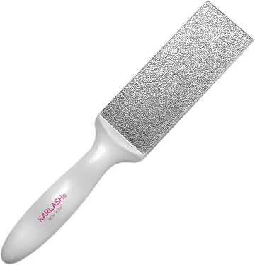 Karlash 2-Sided Nickel Foot File For Callus Trimming And Callus Removal, White (Pack Of 2)