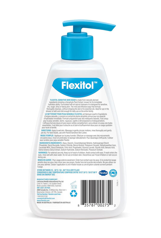 Flexitol Sensitive Skin Wash 250Ml