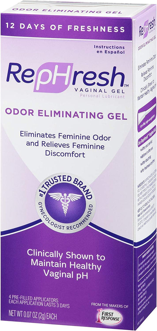 RepHresh Vaginal pH Balancing Gel 4 ea by Rephresh