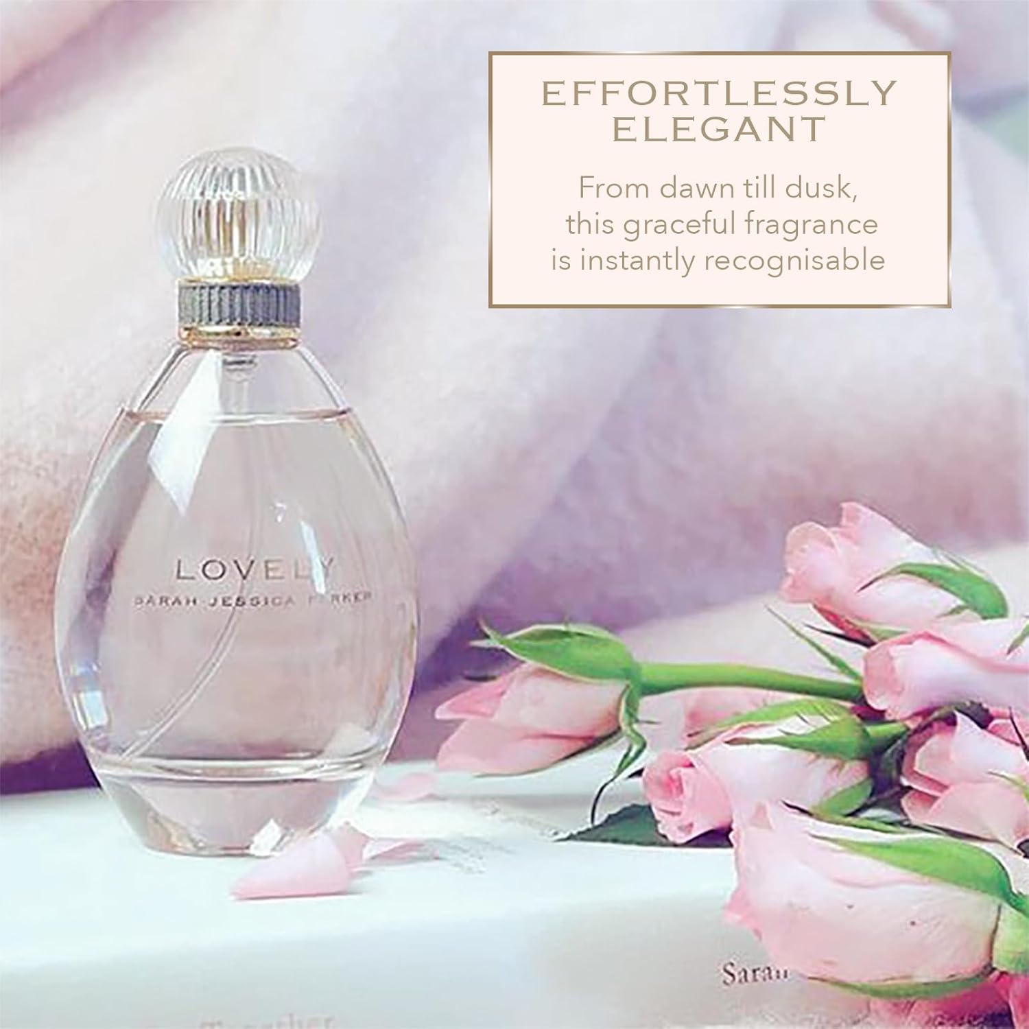 Sarah Jessica Parker Lovely Eau De Parfum For Women 50Ml Spray, Delicate Female Perfume, Fragrance For Women, Women'S Eau De Perfume For Travel, Womens Perfumes - Genuine Sjp Perfume For Women
