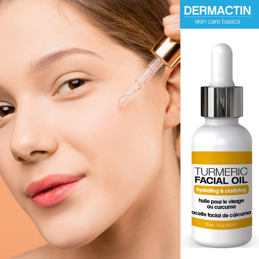 Dermactin-Ts Turmeric Hydrating And Clarifying Facial Oil - Tumeric Face Oil 1 Ounce