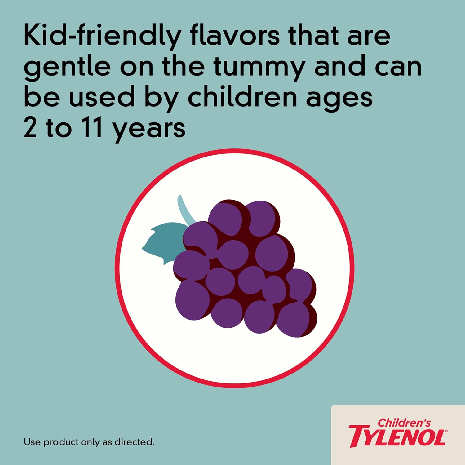 Children'S Tylenol Chewables With 160 Mg Acetaminophen, Pain Reliever & Fever Reducer For Kids' Cold + Flu Symptoms, Headache, Sore Throat & Toothache, Aspirin-Free, Grape Flavor, 24 Ct : Health & Household