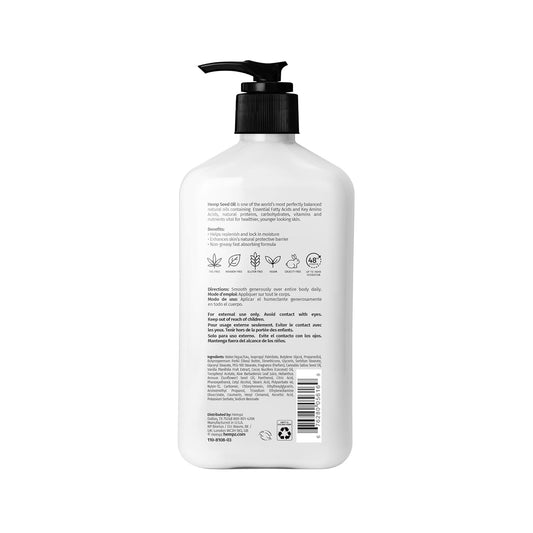 Hempz Whipped Vanilla & Coconut Cream Body & Hand Lotion, Vegan Formula, For Men Or Women, 17 Oz