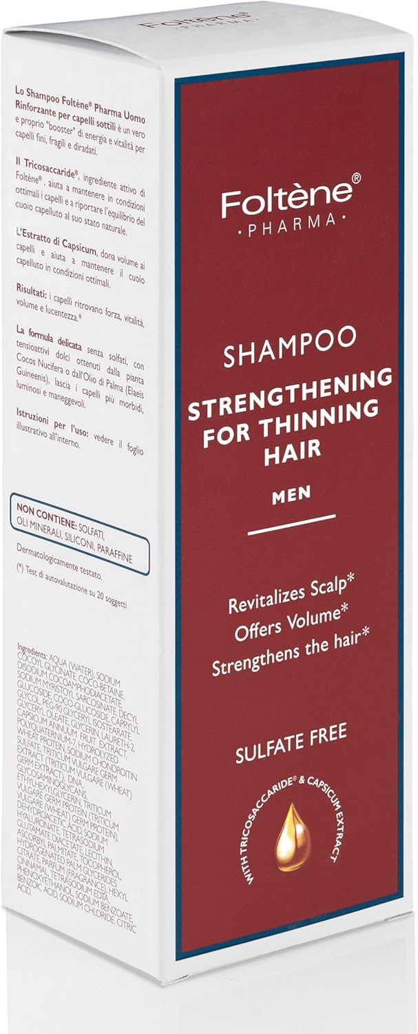 Foltene Shampoo Strengthening For Thining Hair, Men, 6.76oz : Amazon.co.uk: Beauty