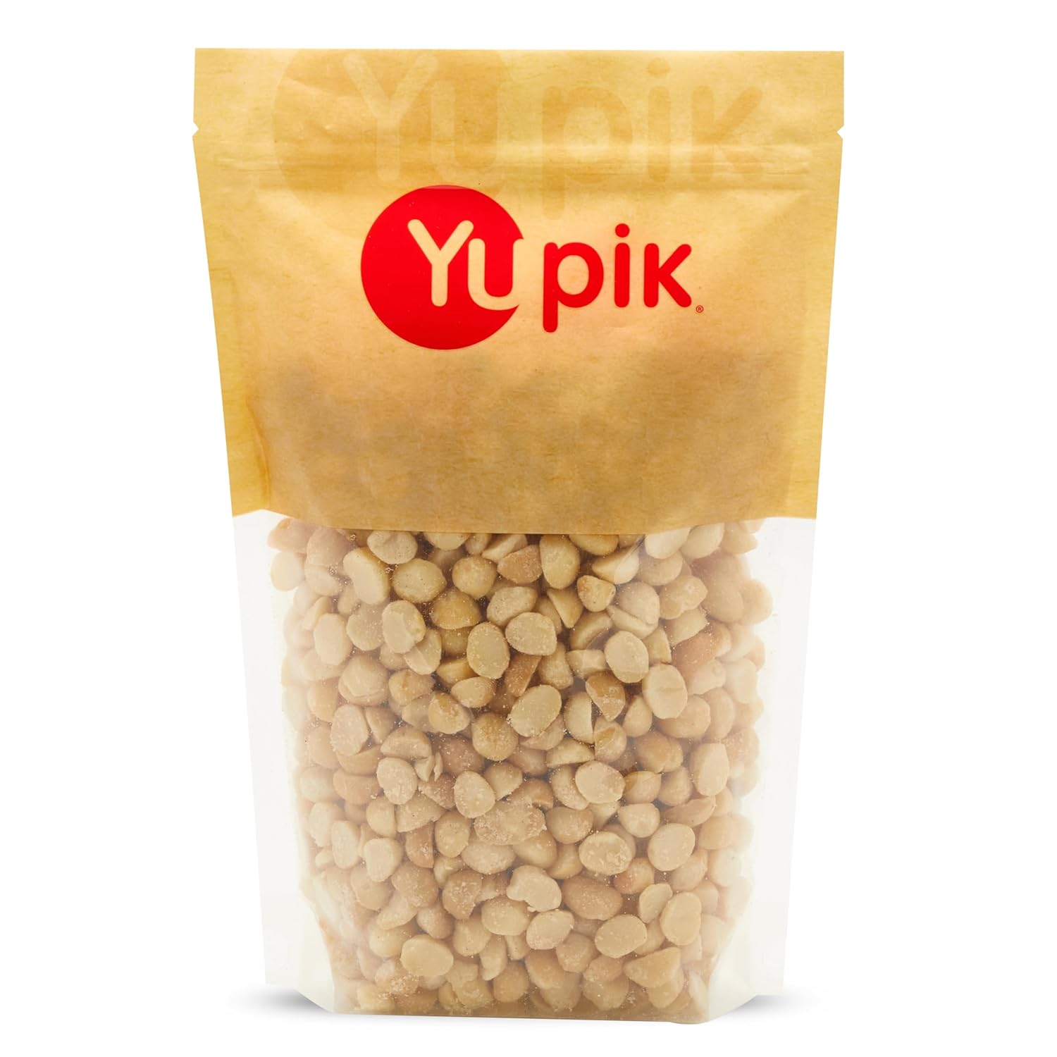 Yupik Macadamia Nuts, Medium Pieces, 2.2 Lb, Gluten-Free, Kosher, Raw Nuts, Broken Pieces, Unsalted, Unroasted, Oil-Free, Creamy Flavor, Source Of Fiber, Healthy Snacks, Ideal For Baking & Cooking