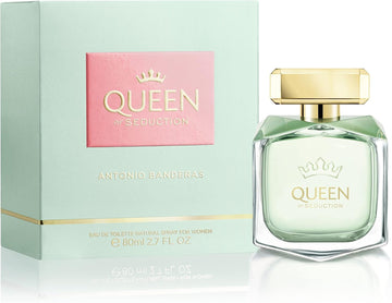 Banderas Perfumes - Queen Of Seduction - Eau De Toilette - Long Lasting - Romantic, Charming And Fresh Fragance - Floral With Marine Notes - Ideal For Day Wear - 80 Ml