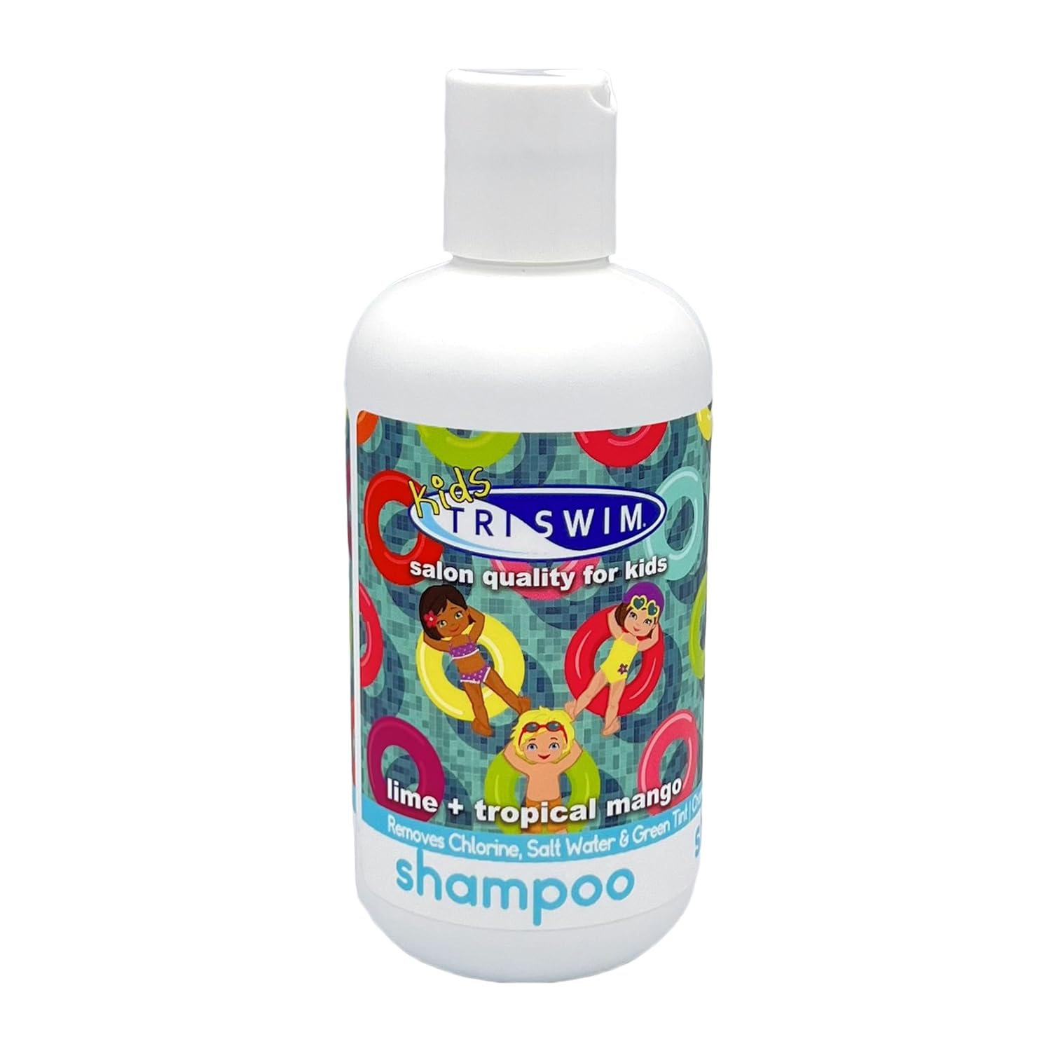 Triswim Kids Scented Shampoo After- Swimmer Hair Care, Chlorine Removal, Dandruff Symptoms And Dry Scalp Relief