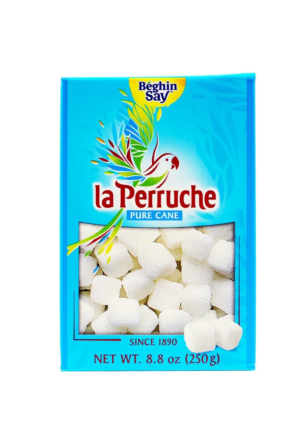 La Perruche Pure Cane White Sugar Cubes (250G/8.8Oz Box) | Ideal Sugar Cubes For Teas | Pack Of 1