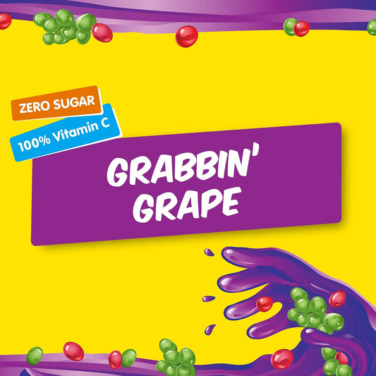 Hi-C Singles To Go Grabbin' Grape, Zero Sugar Powdered Drink Mix, Excellent Source Of Vitamin C, 12 Boxes With 8 Packets In Each Box, 96 Total Packets