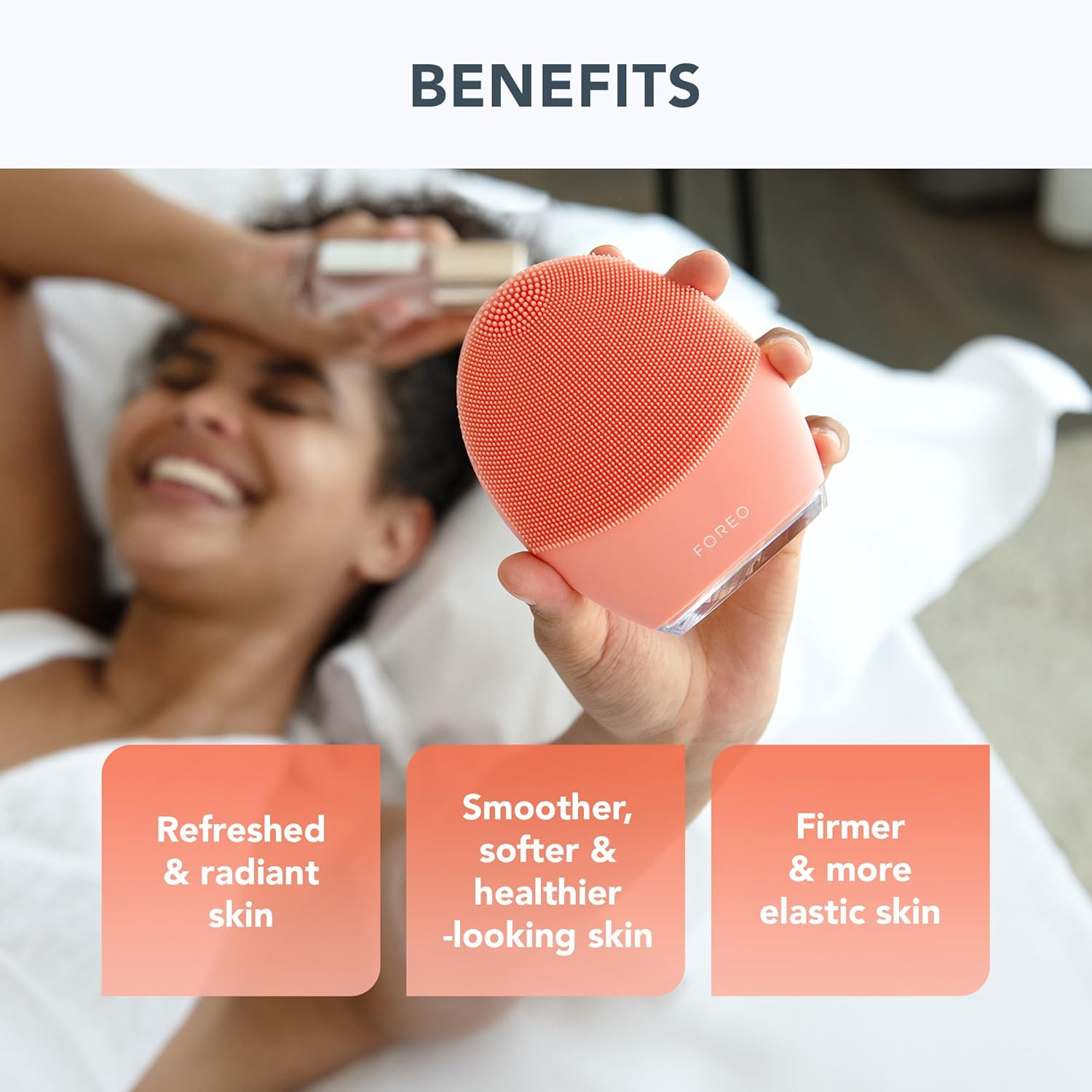 FOREO Clean Balance Luna 4 Bundle - Facial Cleansing Brush for Balanced Skin + Luna Micro-Foam Face Cleanser 2.0, 100 ml + Cleansing Balm, 75 ml - Firming Face Massager : Amazon.co.uk: Beauty