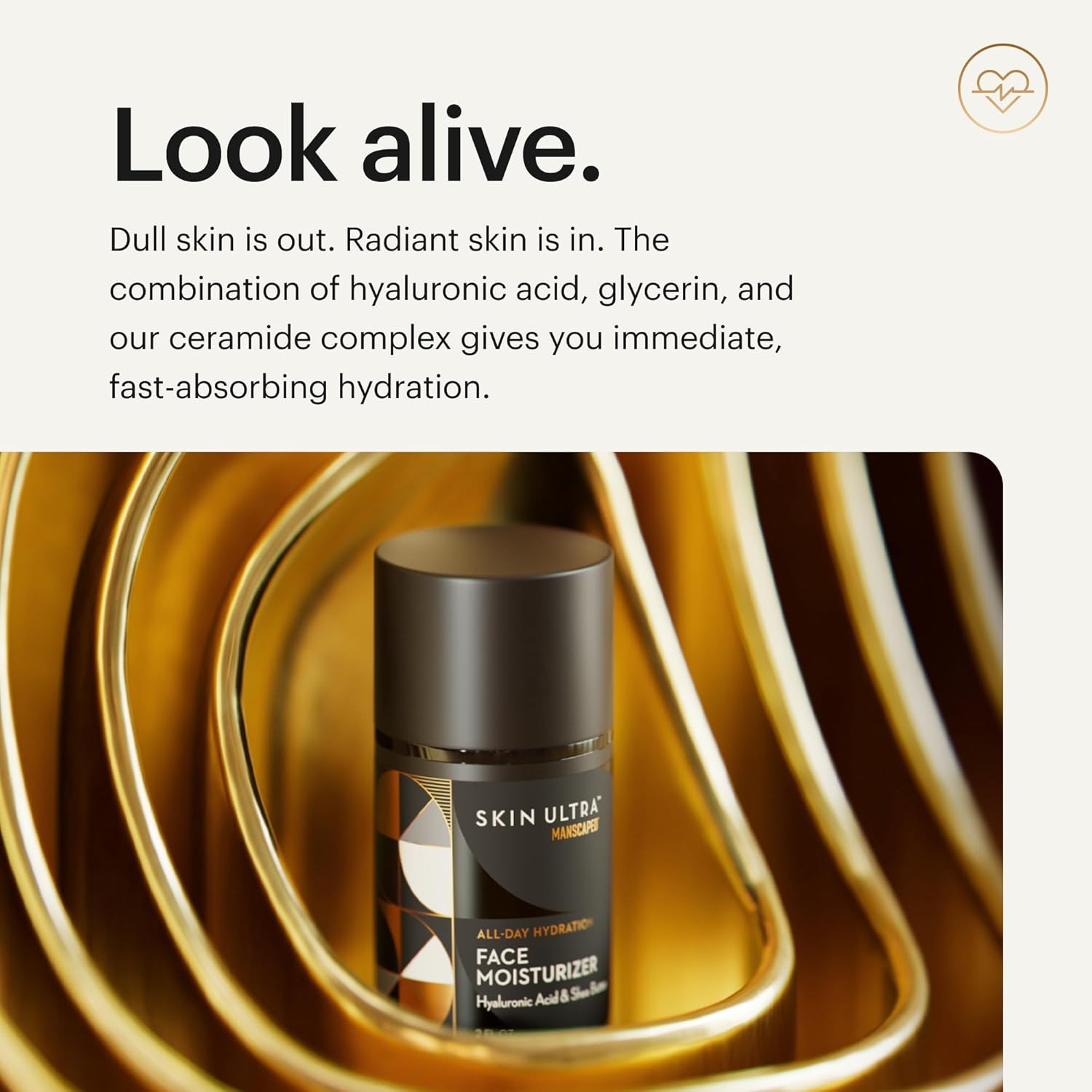 Manscaped® Skin Ultra™ Face Moisturizer - Men'S Daily Hydrating Skincare Lotion Infused With Hyaluronic Acid, Vitamin E & Shea Butter, Non-Greasy, Fast Absorbing, 2 Fl Oz : Beauty & Personal Care