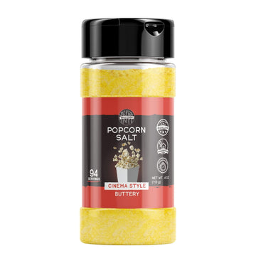 Birch & Meadow 4 Oz Of Buttery Popcorn Salt, Delicious Taste, Cinema Style