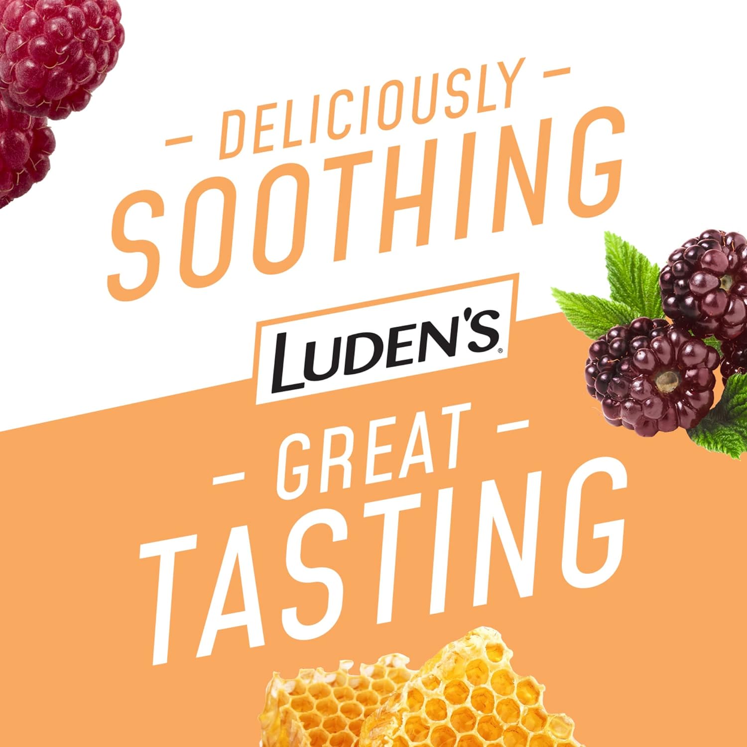 Luden's Soothing Throat Drops, Honey Berry, 25 ct (Pack of 1) : Health & Household