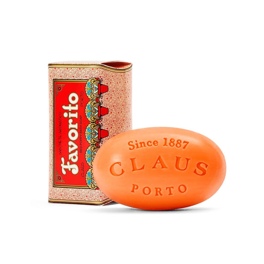 Claus Porto - Favorito Red Poppy Body Soap For Men + Women | Floral, Cleansing, Nourishing | Handcrafted, Aromatic, Delicate, Warm (150G | 5.3 Oz) : Beauty & Personal Care