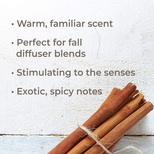 Plant Therapy Usda Certified Organic Cinnamon Cassia Essential Oil 10 Ml (1/3 Oz) 100% Pure, Undiluted, Therapeutic Grade
