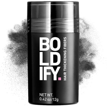 Boldify Hair Fibers (28G) - Fill In Thinning And Fine Hair For An Instantly Fuller, Thicker Look - 14 Shades For Women & Men - Medium Brown