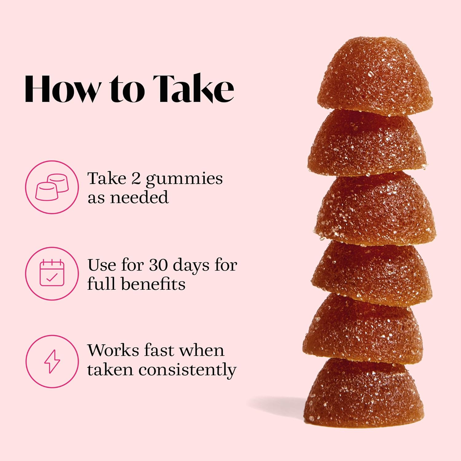 Winged Wellness Calm & Collected, Stress Relief Gummies - Stress Support Supplement With Ksm-66 Ashwagandha, L-Theanine, Gaba & Passionflower - Vegan & Gluten-Free Gummy - Raspberry, 42 Count : Health & Household