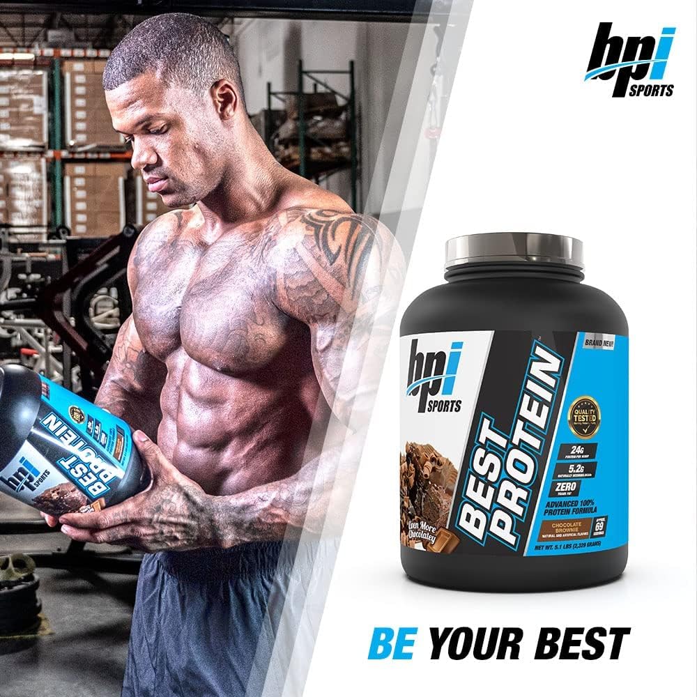 BPI Sports Best Protein, Chocolate Brownie, 5.1 Pound : Health & Household